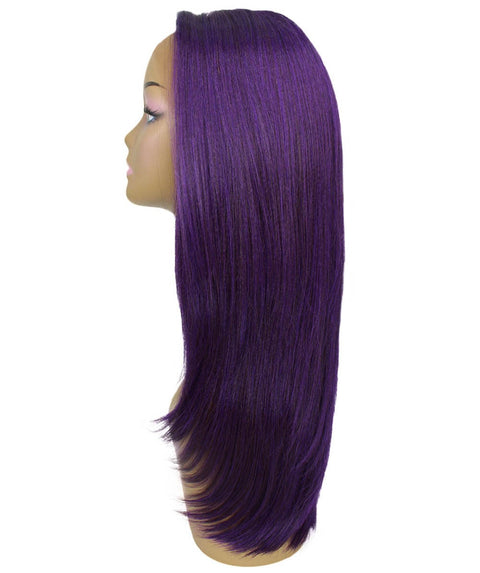 Kiya Violet Blend Long Bob Lace Front Wig