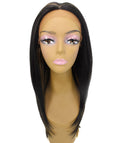 Kiya Black with Golden Long Bob Lace Front Wig