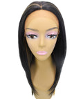 Kiya Black with Golden Long Bob Lace Front Wig