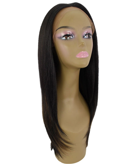 Kiya Black with Caramel Long Bob Lace Front Wig