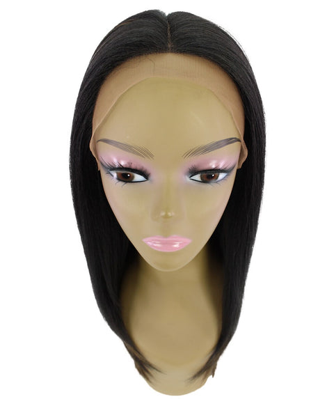 Kiya Black with Caramel Long Bob Lace Front Wig