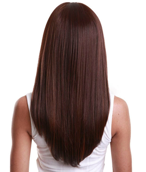 Kiya Brown with Caramel Long Bob Lace Front Wig