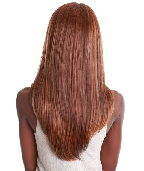 Kiya Light Brown Blend Long Bob Lace Front Wig