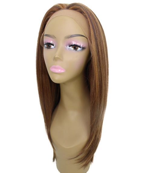 Kiya Light Brown Blend Long Bob Lace Front Wig