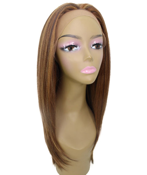 Kiya Light Brown Blend Long Bob Lace Front Wig
