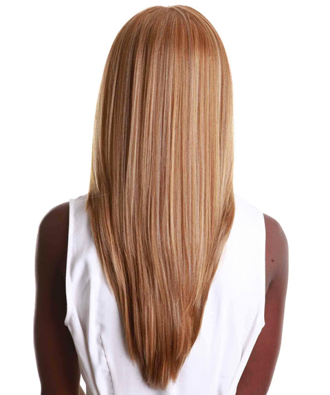 Kiya Blonde Blend Long Bob Lace Front Wig