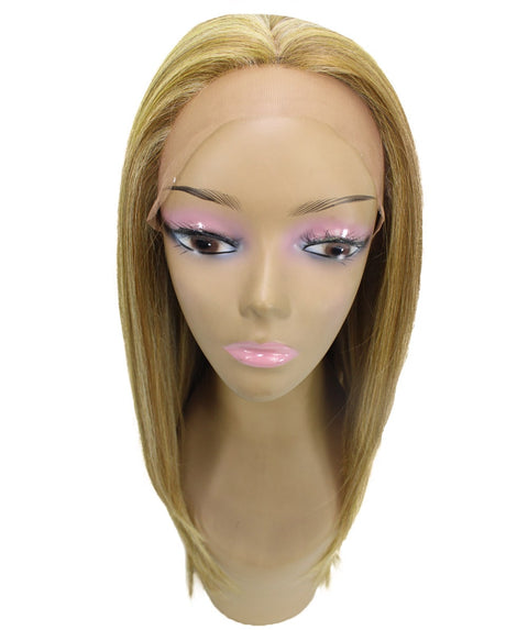 Kiya Blonde Blend Long Bob Lace Front Wig