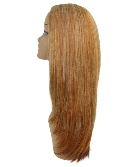 Kiya Strawberry Blonde Long Bob Lace Front Wig