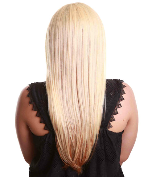 Kiya Golden Dark Blonde Long Bob Lace Front Wig