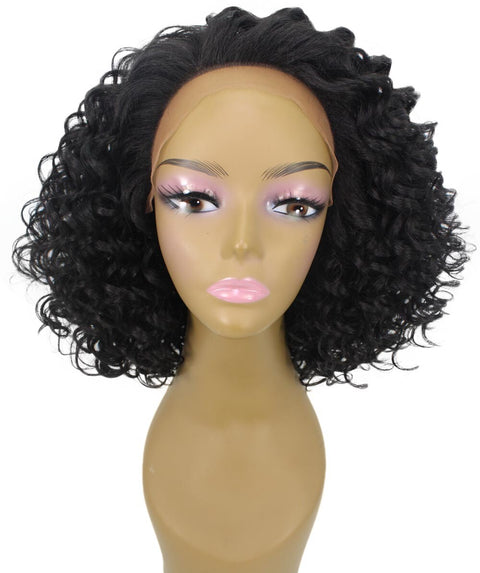 Idla Natural Black Bob Lace Front Wig