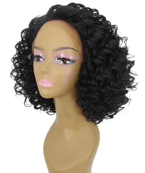 Idla Natural Black Bob Lace Front Wig