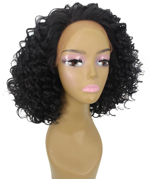 Idla Natural Black Bob Lace Front Wig