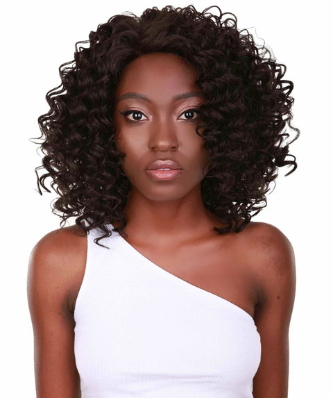 Idla Dark Brown Bob Lace Front Wig