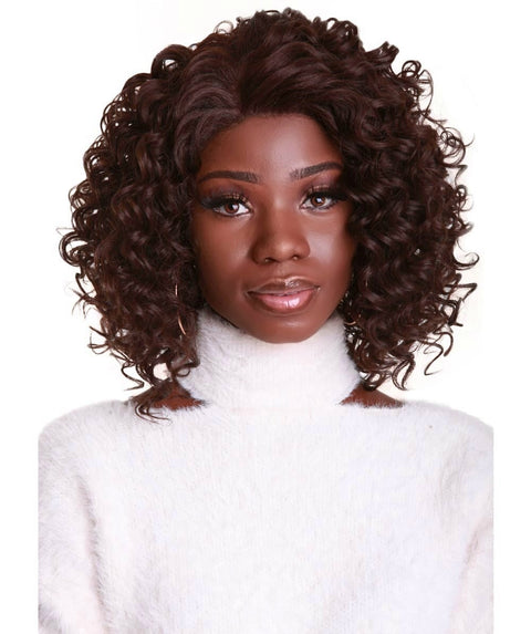 Idla Medium Brown Bob Lace Front Wig