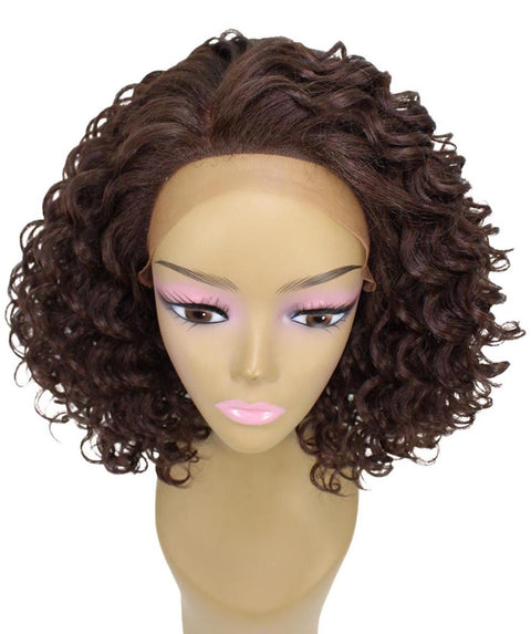 Idla Medium Brown Bob Lace Front Wig