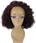 Idla Medium Red and Black Blend Bob Lace Front Wig