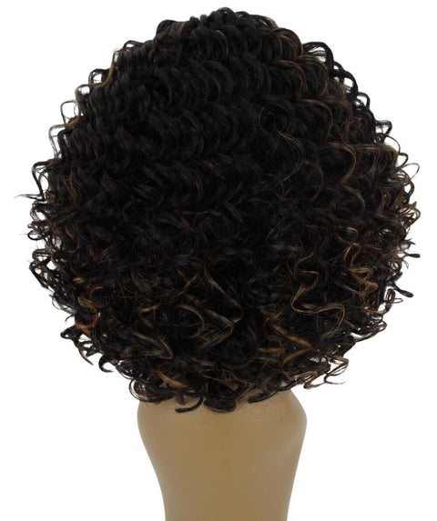 Idla Black and Golden Bob Lace Front Wig