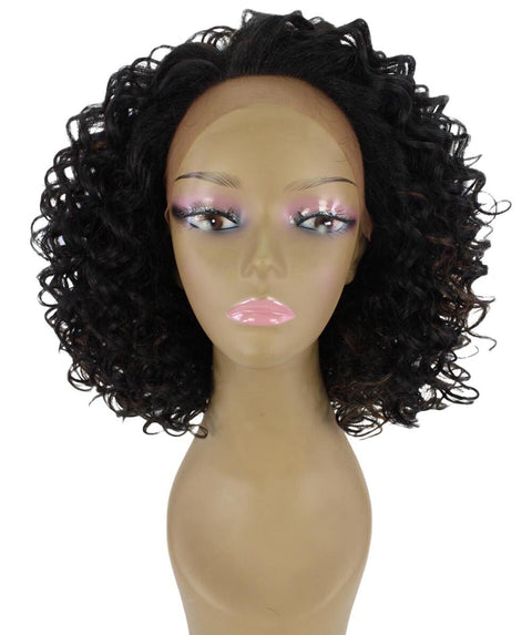 Idla Black with Caramel Bob Lace Front Wig