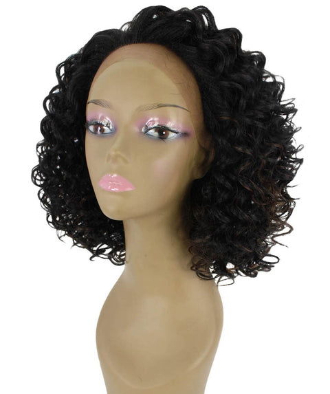 Idla Black with Caramel Bob Lace Front Wig