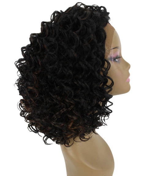 Idla Black with Caramel Bob Lace Front Wig