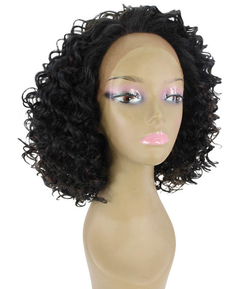 Idla Black with Caramel Bob Lace Front Wig