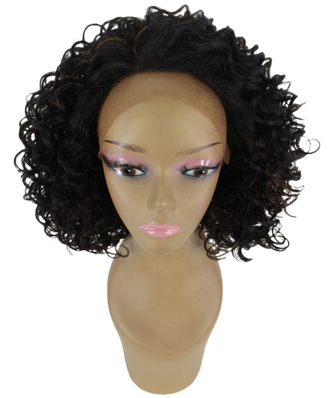Idla Black with Caramel Bob Lace Front Wig