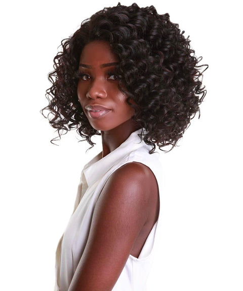 Idla Black with Aubum Bob Lace Front Wig
