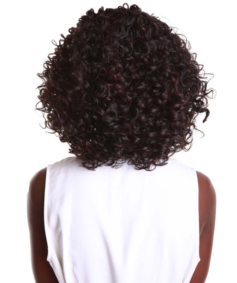 Idla Black with Aubum Bob Lace Front Wig