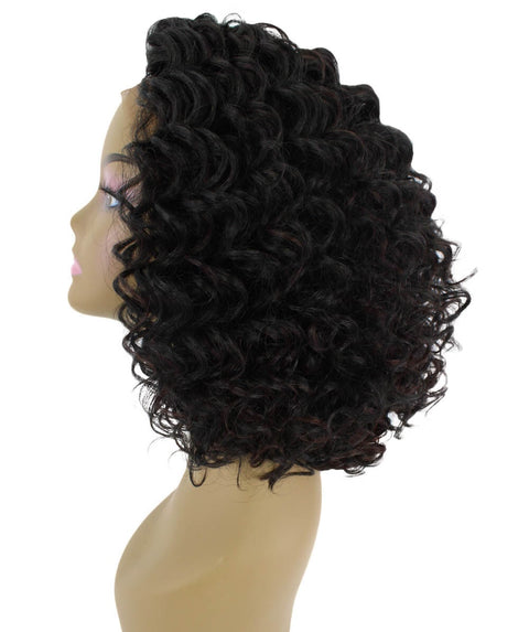 Idla Black with Aubum Bob Lace Front Wig