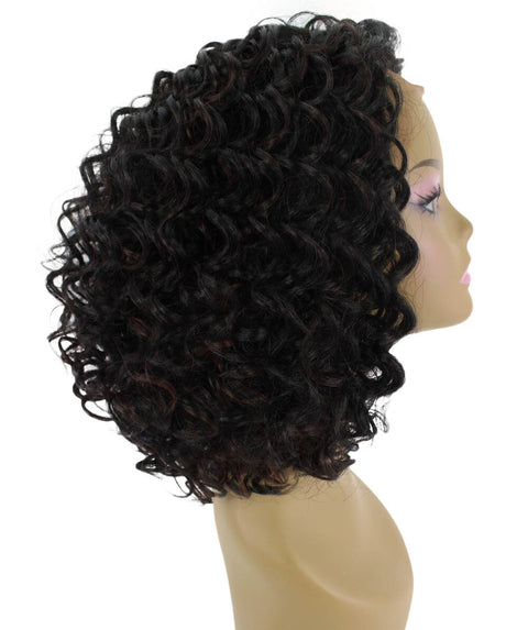 Idla Black with Aubum Bob Lace Front Wig