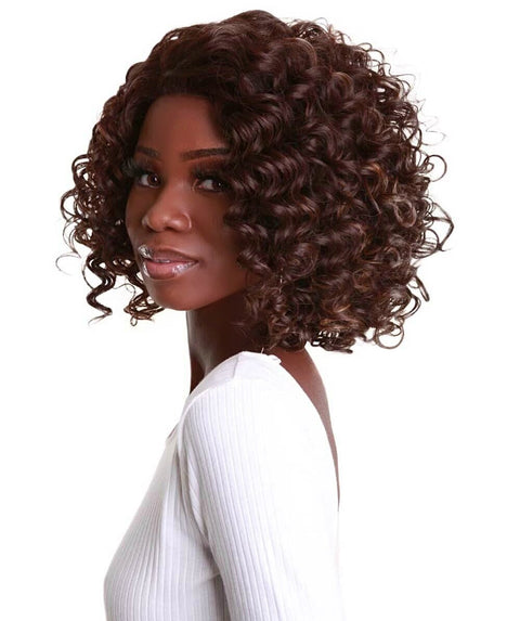 Idla Brown with Golden Bob Lace Front Wig
