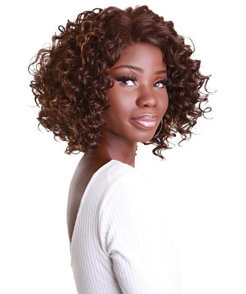 Idla Brown with Golden Bob Lace Front Wig