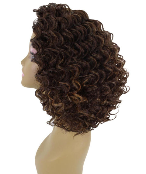 Idla Brown with Golden Bob Lace Front Wig