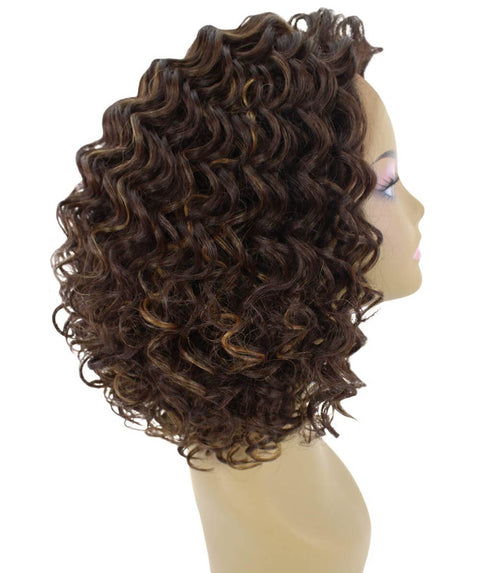 Idla Brown with Golden Bob Lace Front Wig
