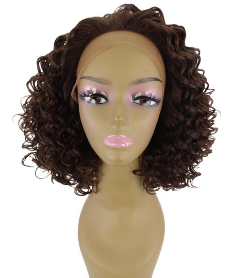 Idla Brown with Caramel Bob Lace Front Wig
