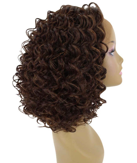 Idla Brown with Caramel Bob Lace Front Wig
