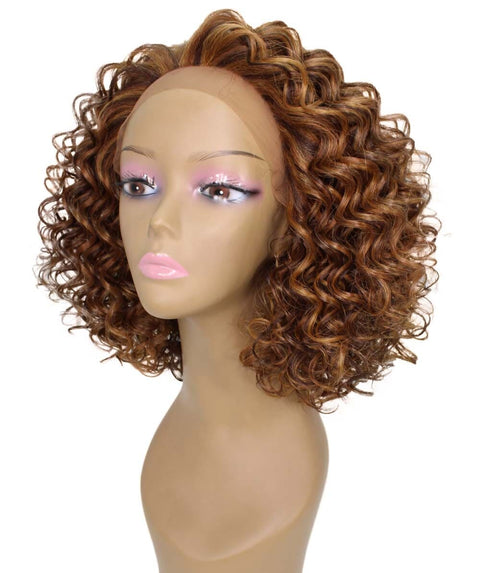 Idla Light Brown Blend Bob Lace Front Wig