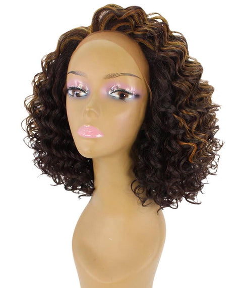 Idla Carmel Brown Blend Bob Lace Front Wig