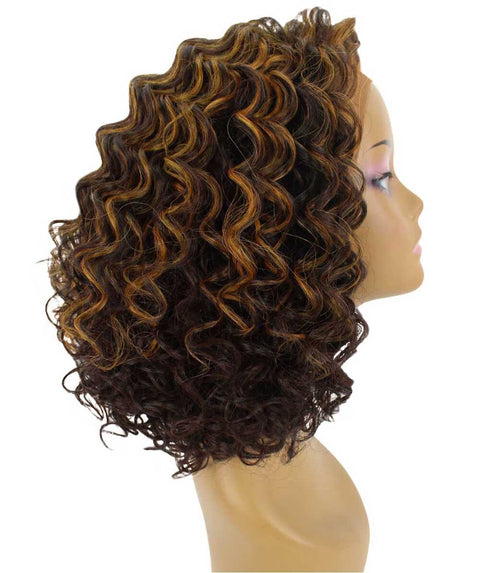Idla Carmel Brown Blend Bob Lace Front Wig