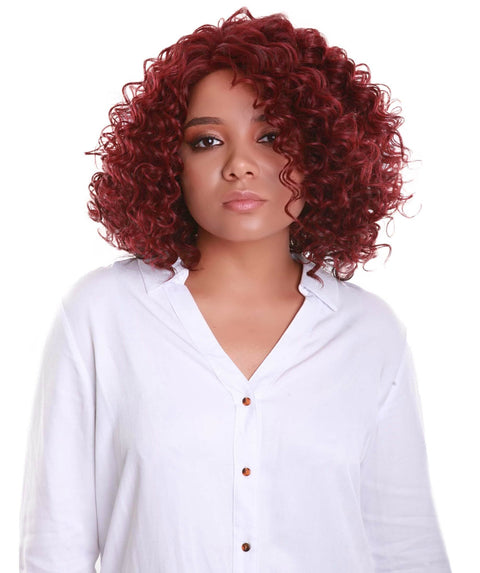 Idla Medium Red Bob Lace Front Wig