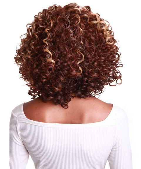 Idla Aubum Brown Blend Bob Lace Front Wig