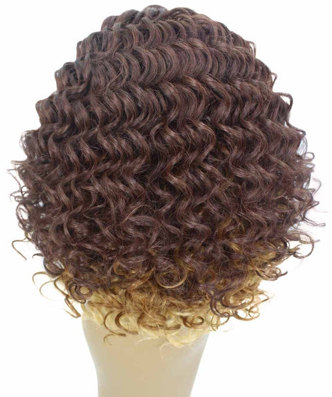 Idla Medium Brown over Blonde Bob Lace Front Wig