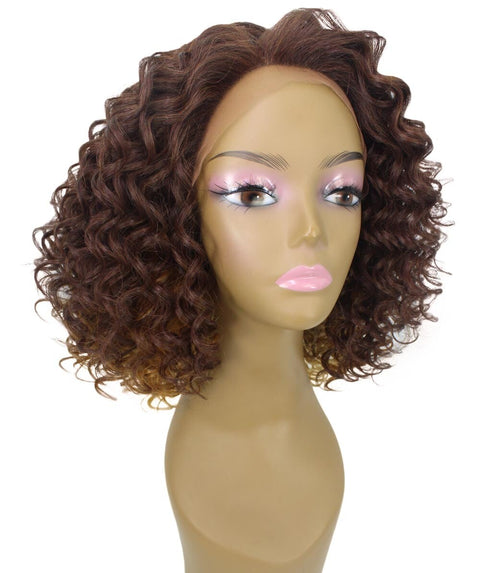 Idla Medium Brown over Blonde Bob Lace Front Wig