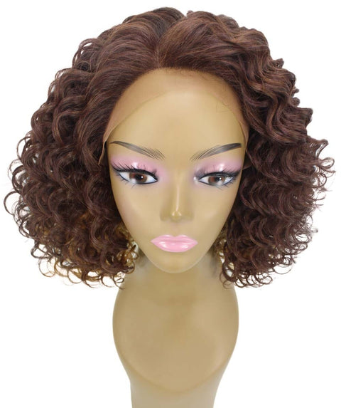 Idla Medium Brown over Blonde Bob Lace Front Wig