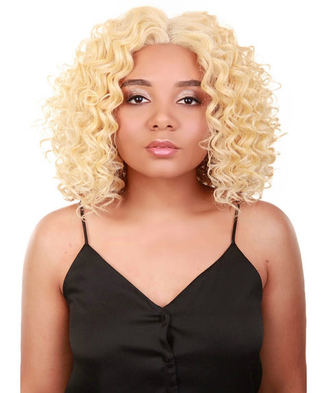 Idla Golden Dark Blonde Bob Lace Front Wig