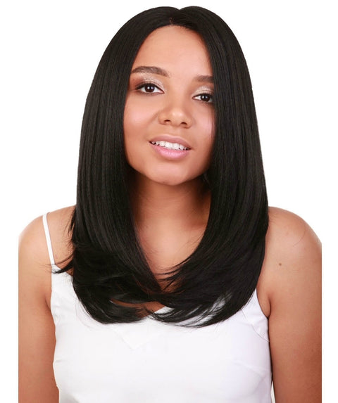 Paloma Black Synthetic Lace Wig