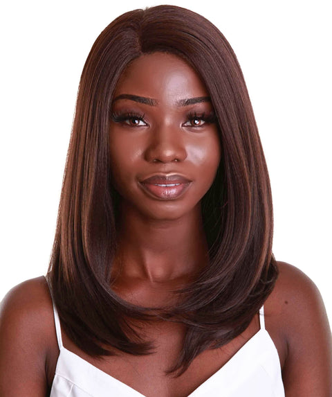 Paloma Medium Brown Synthetic Lace Wig