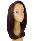 Paloma Deep Red and Black Blend Synthetic Lace Wig