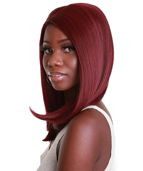 Paloma Deep Red Synthetic Lace Wig