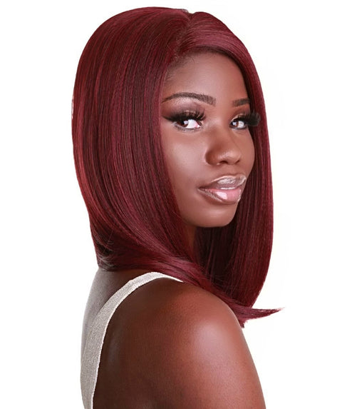 Paloma Deep Red Synthetic Lace Wig